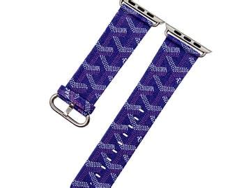 blue goyard apple watch band|luxury watch bands for women.